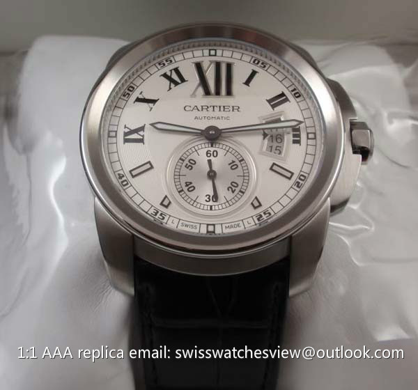 W7100013 Replica Cartier Calibre de Cartier Automatic Watch W7100037 usd295